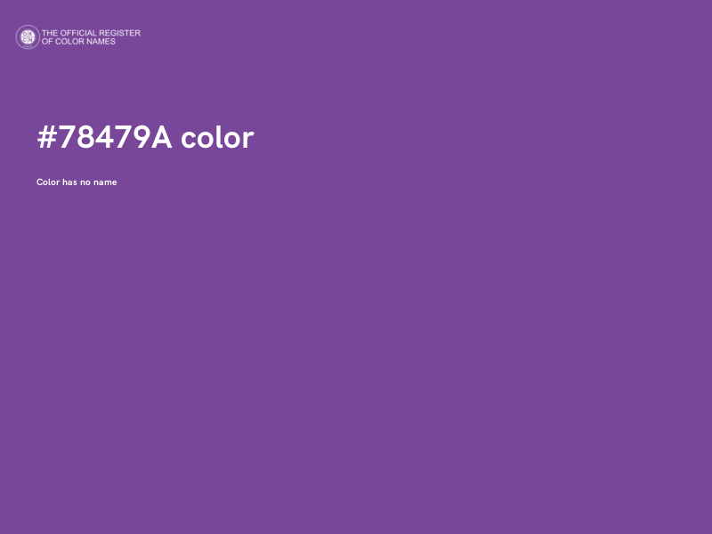 #78479A color image