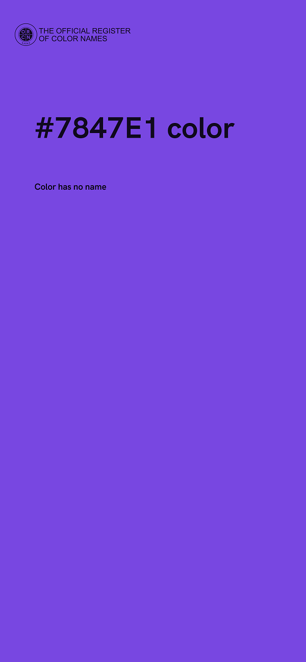 #7847E1 color image