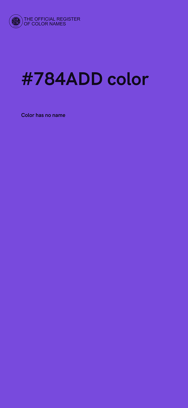 #784ADD color image