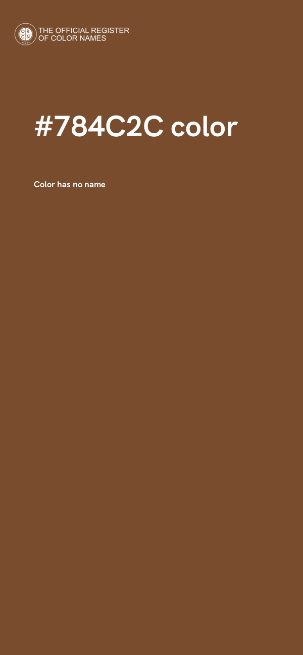 #784C2C color image