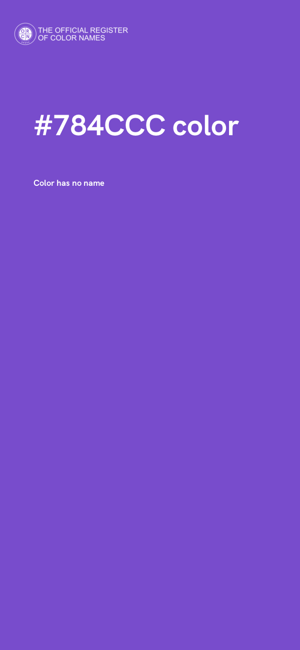 #784CCC color image