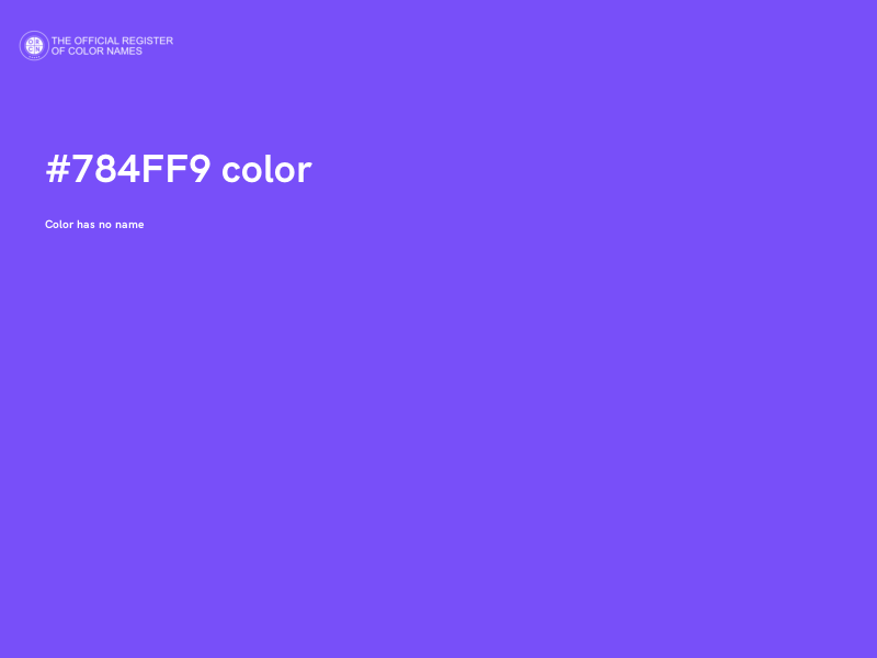#784FF9 color image
