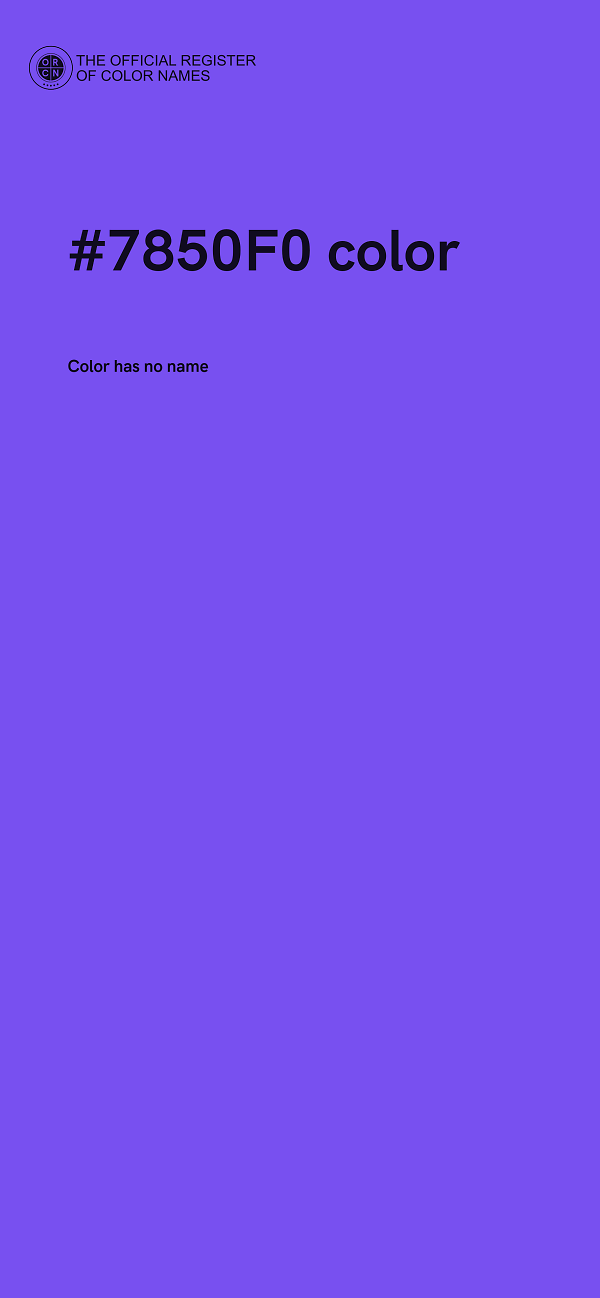 #7850F0 color image