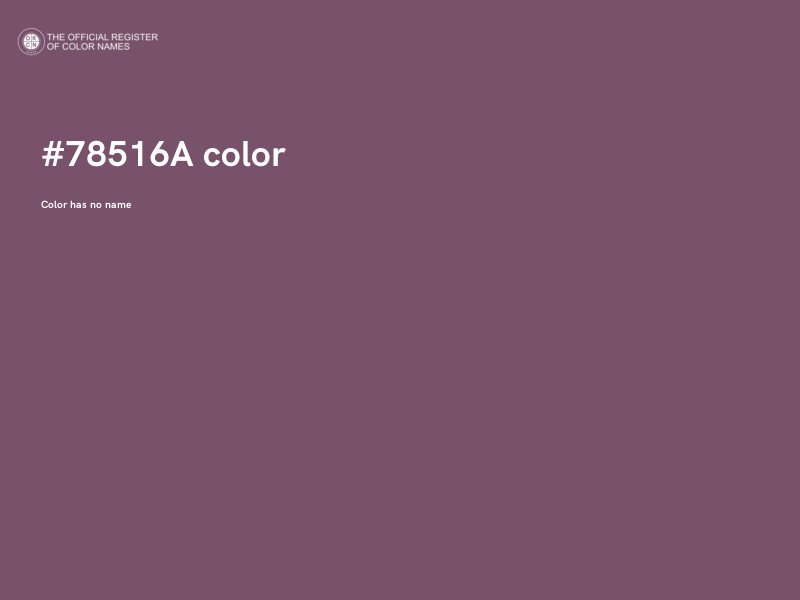 #78516A color image