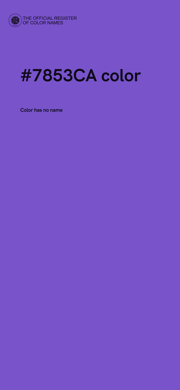 #7853CA color image