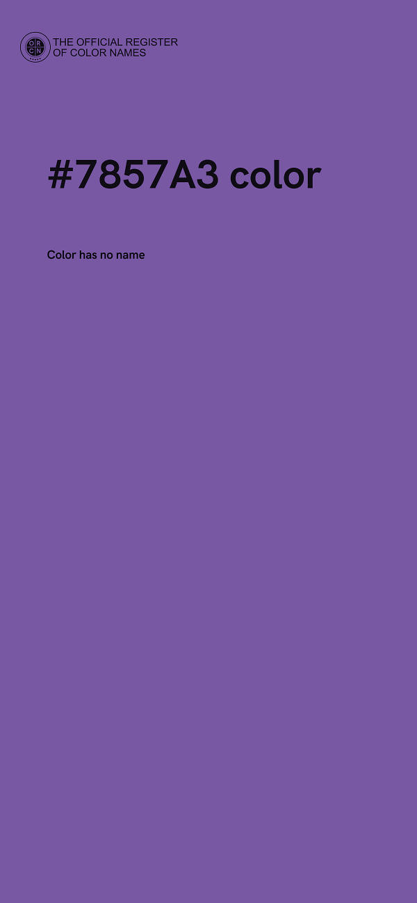 #7857A3 color image