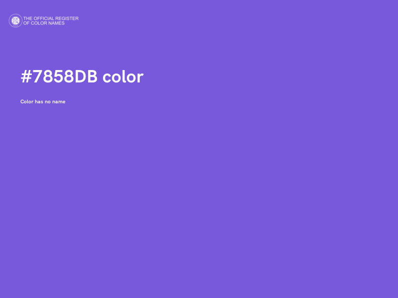 #7858DB color image