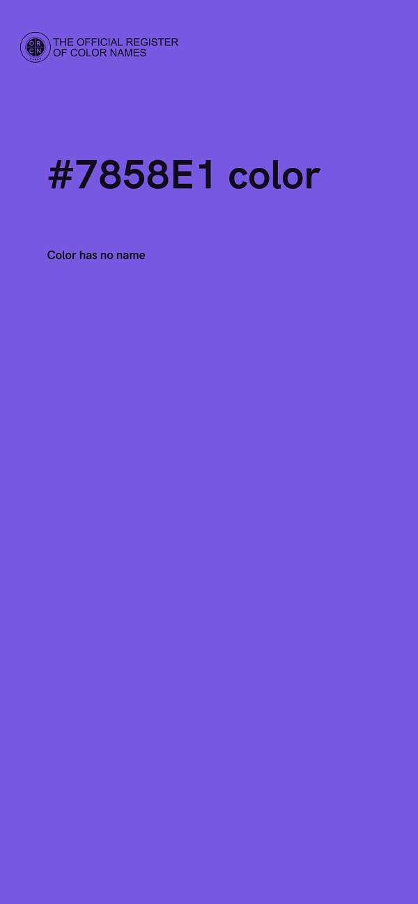 #7858E1 color image