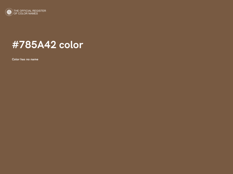 #785A42 color image