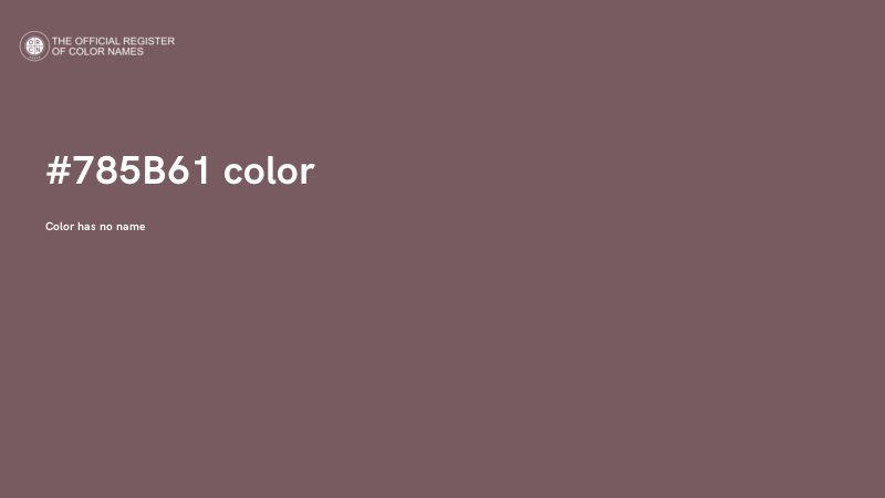 #785B61 color image