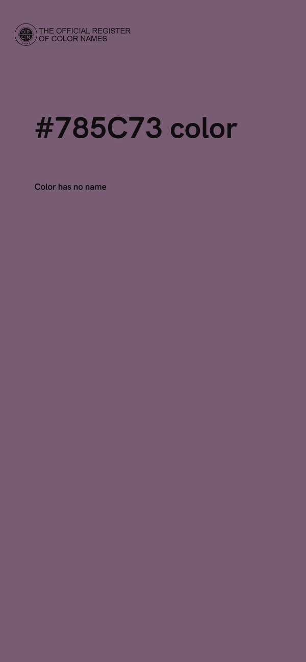 #785C73 color image