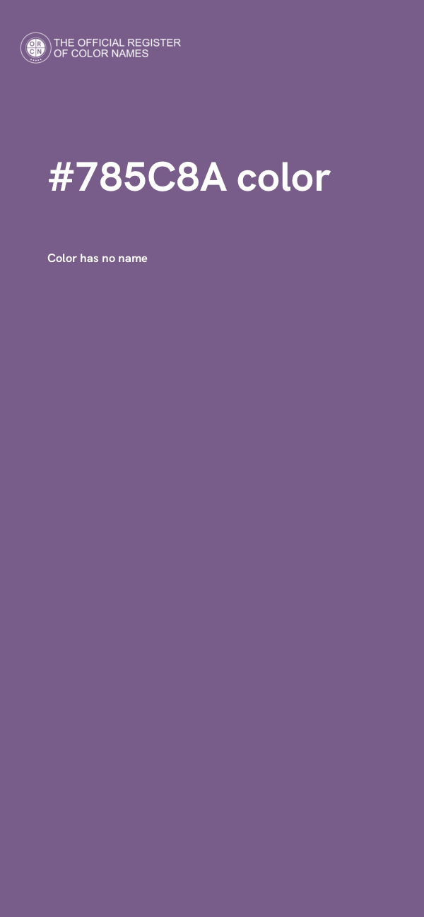 #785C8A color image