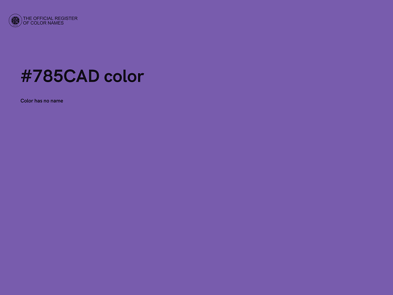 #785CAD color image