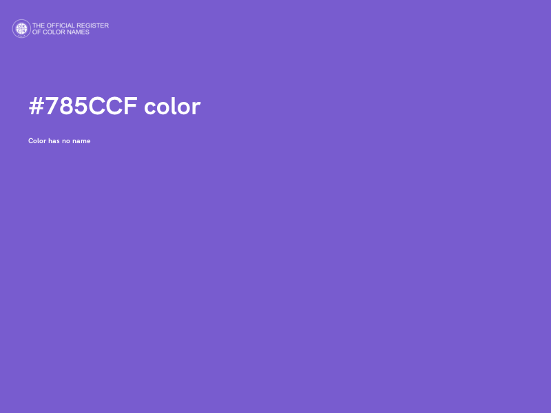 #785CCF color image