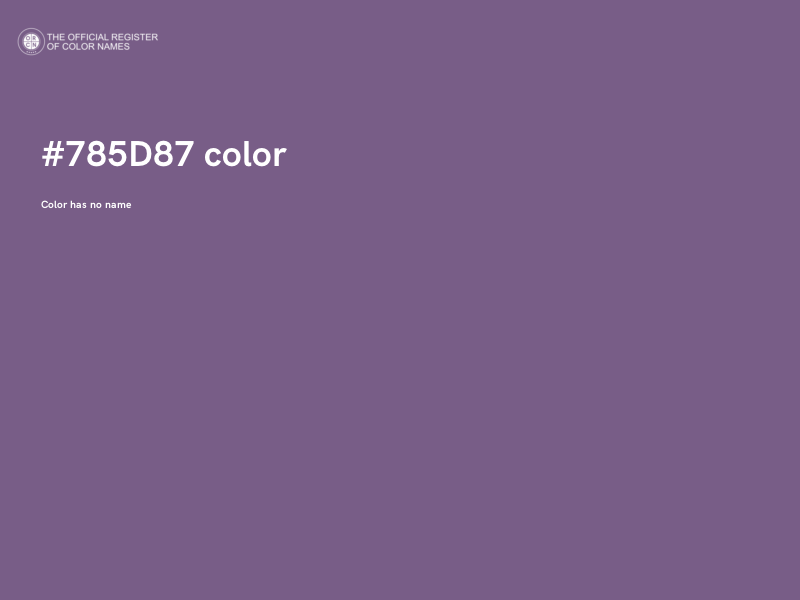#785D87 color image