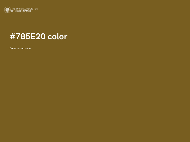 #785E20 color image