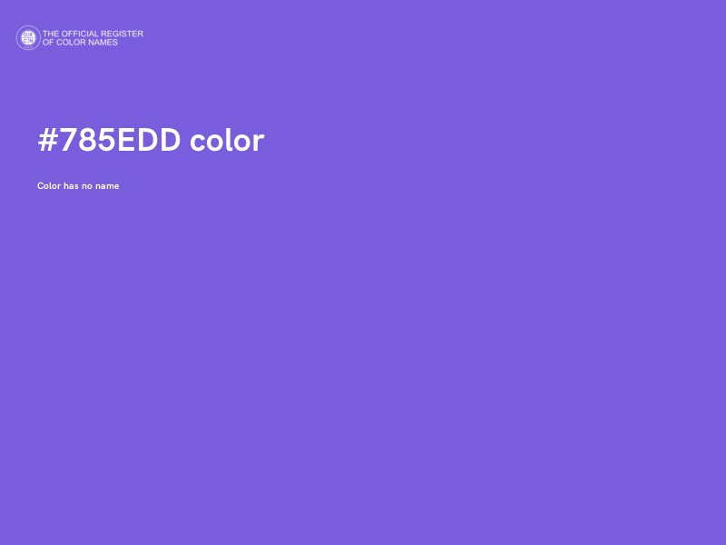 #785EDD color image