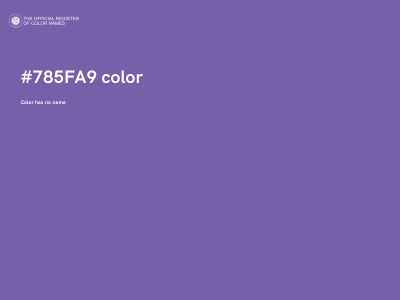 #785FA9 color image
