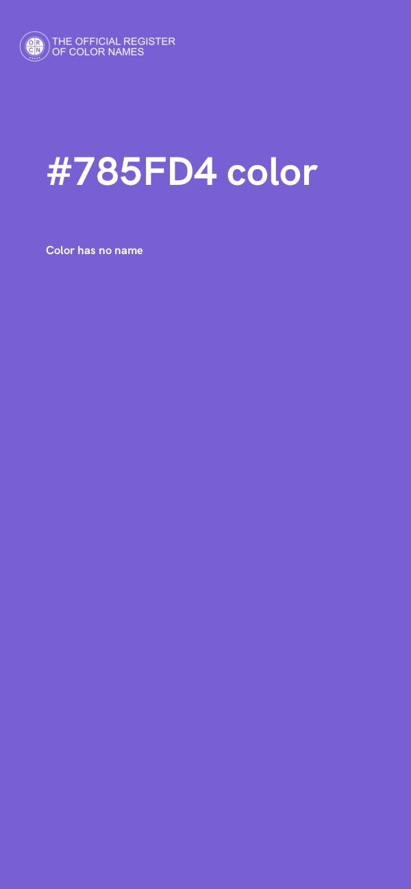 #785FD4 color image