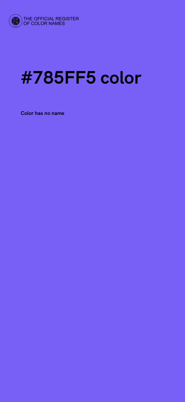 #785FF5 color image