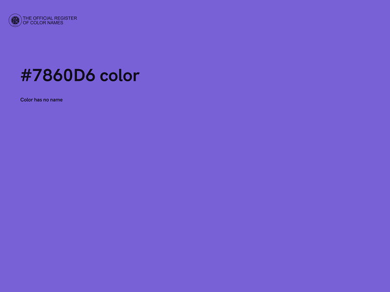 #7860D6 color image