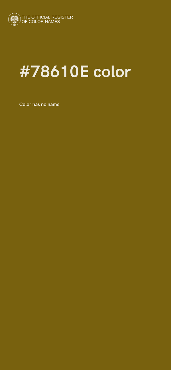 #78610E color image
