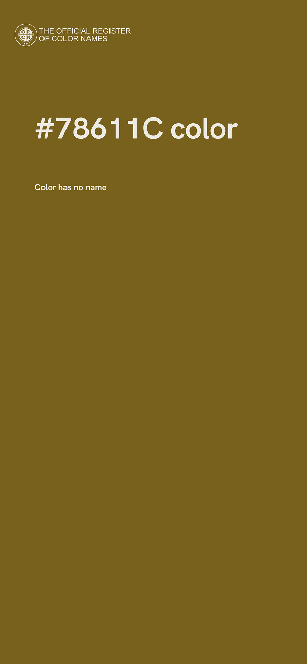 #78611C color image