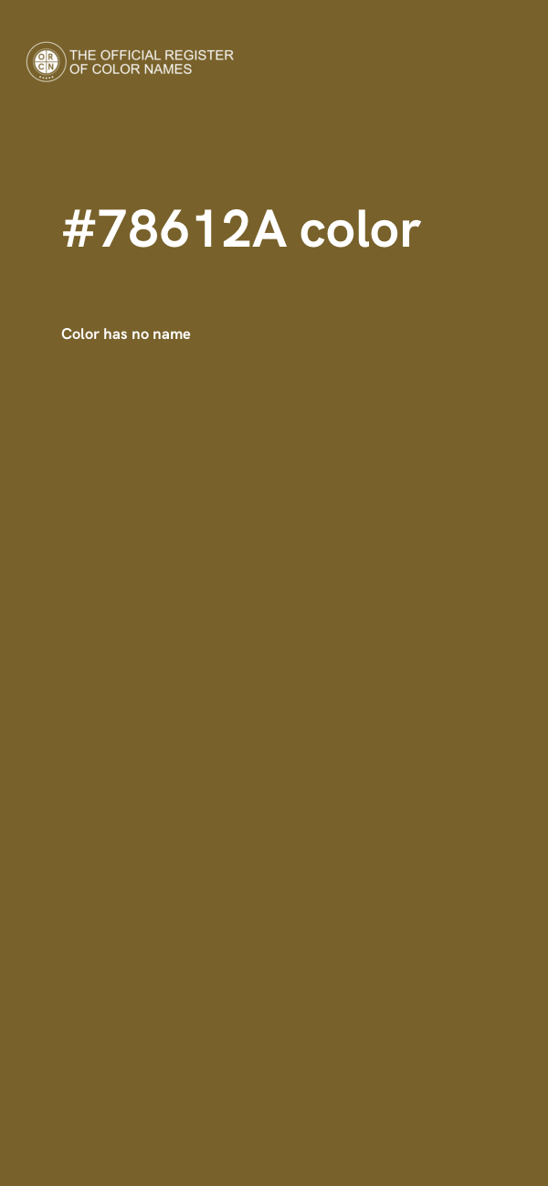 #78612A color image