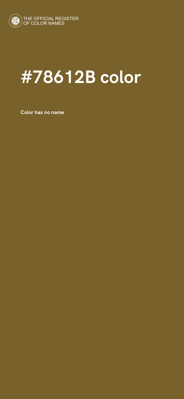 #78612B color image