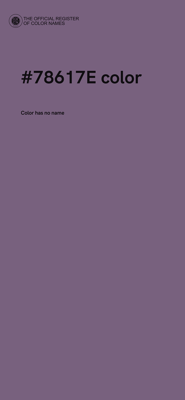 #78617E color image