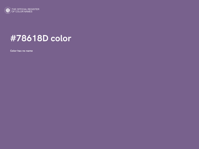 #78618D color image
