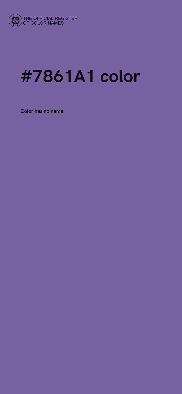 #7861A1 color image