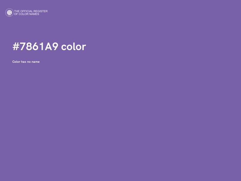 #7861A9 color image