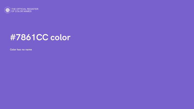 #7861CC color image
