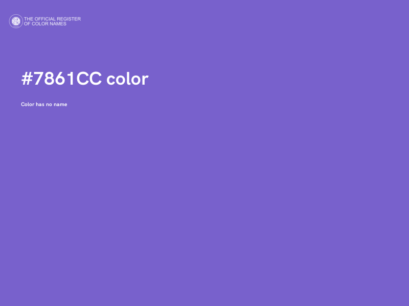 #7861CC color image