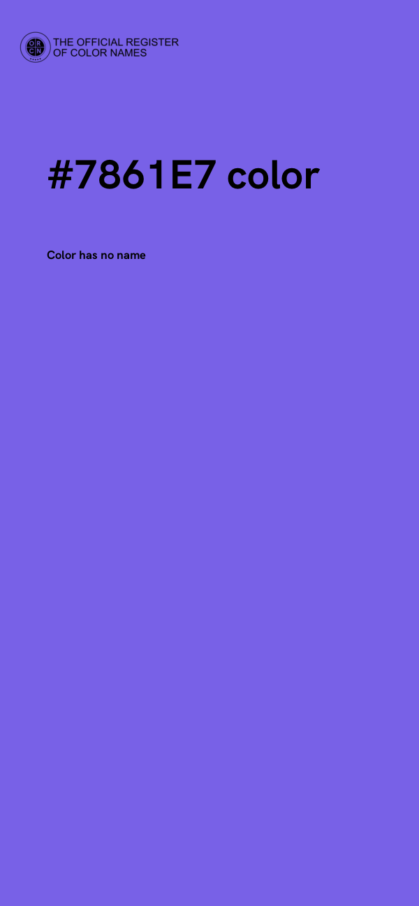 #7861E7 color image