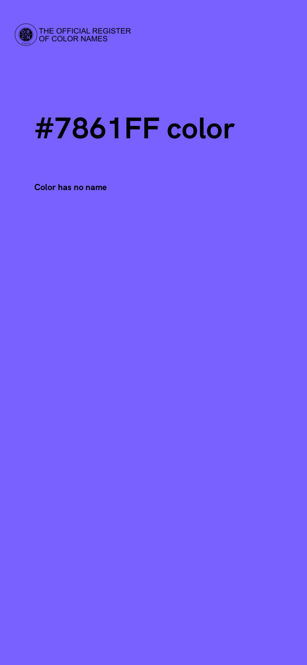 #7861FF color image