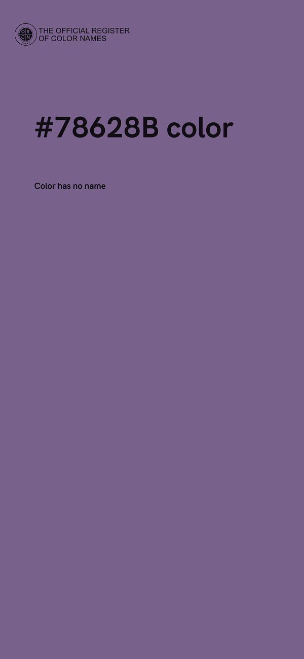 #78628B color image