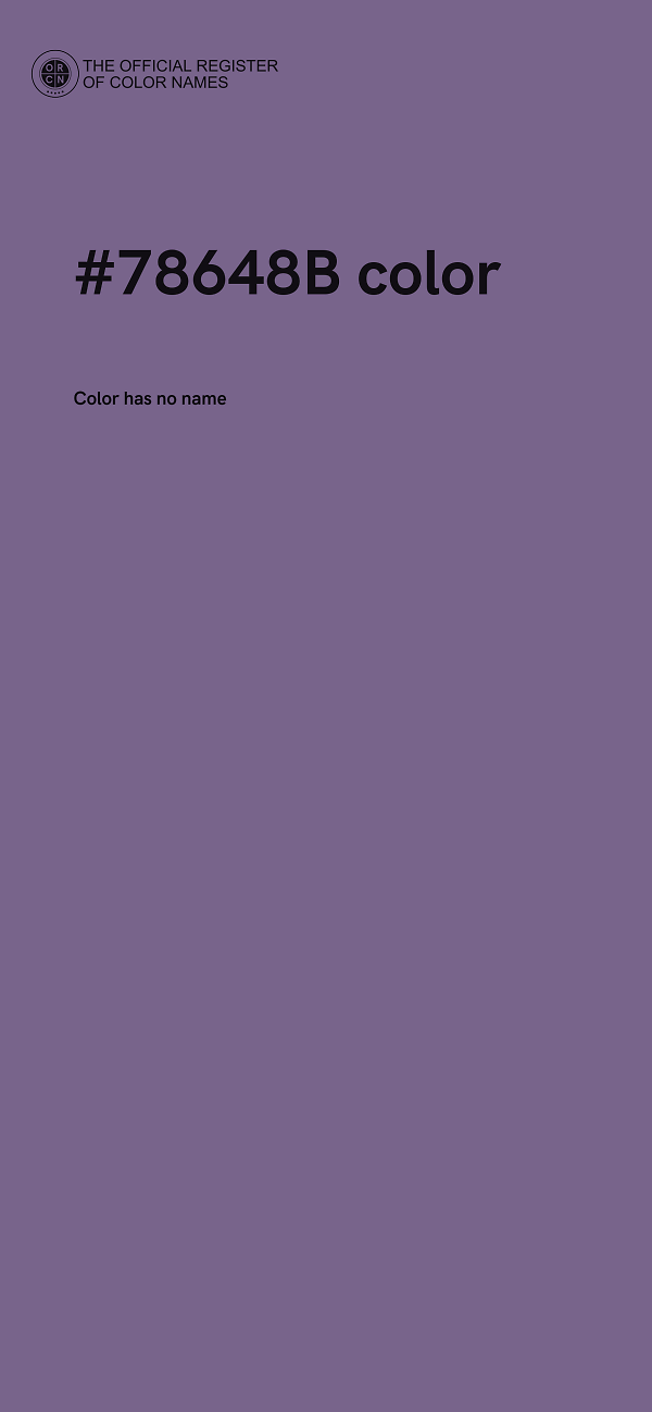 #78648B color image