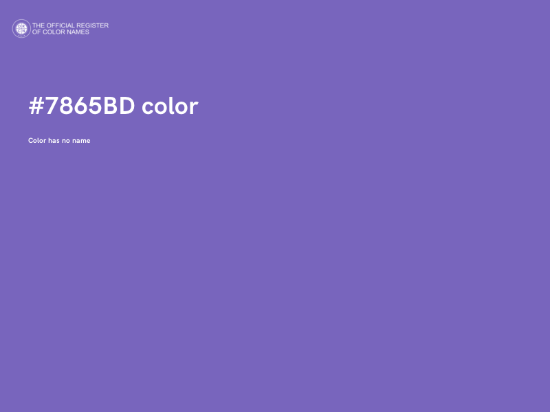 #7865BD color image