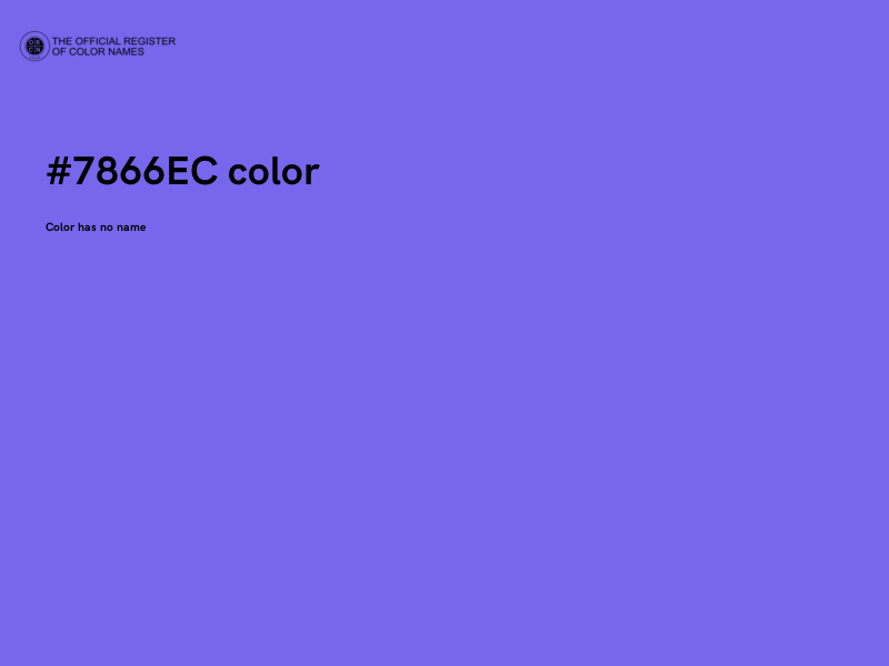 #7866EC color image