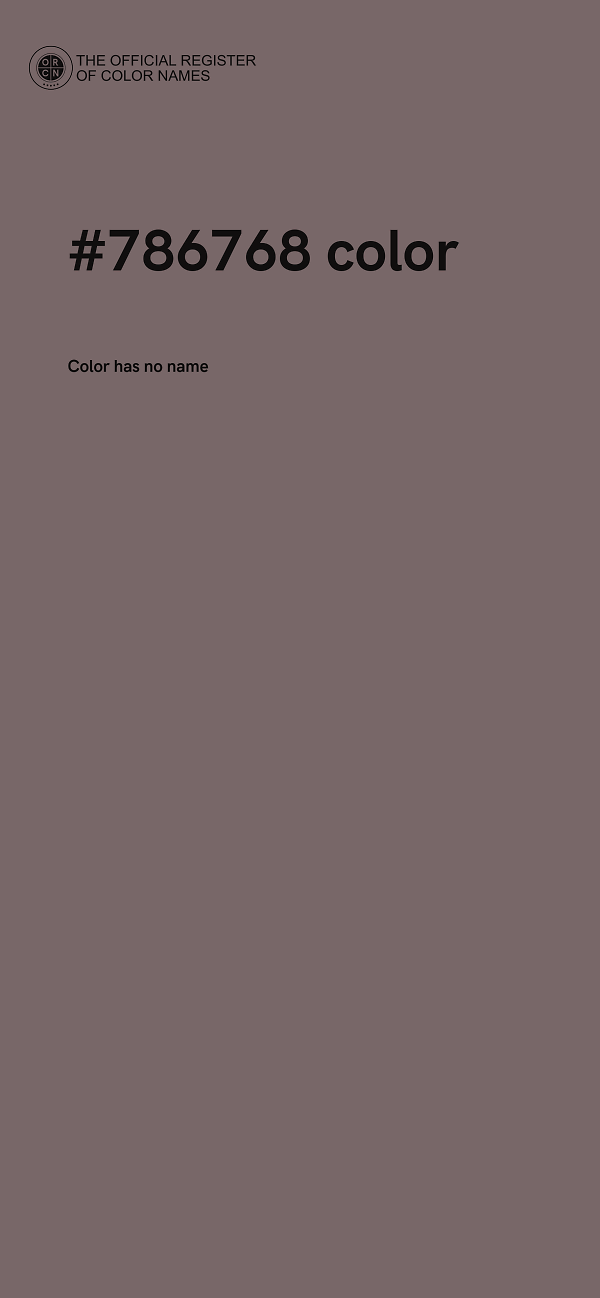 #786768 color image