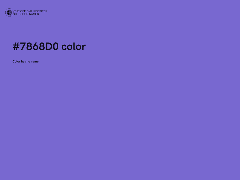 #7868D0 color image