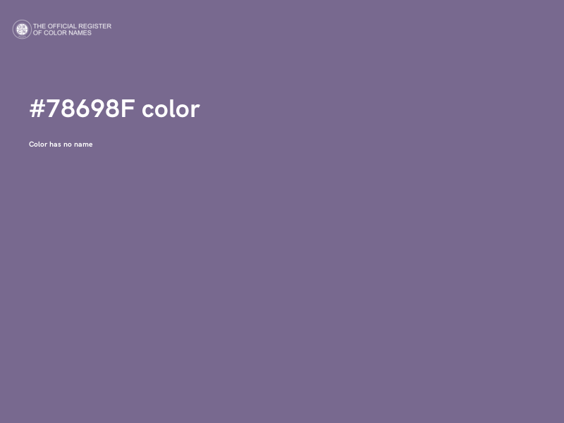 #78698F color image