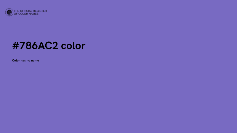 #786AC2 color image