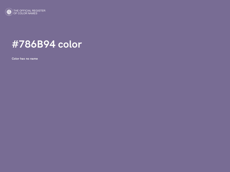 #786B94 color image