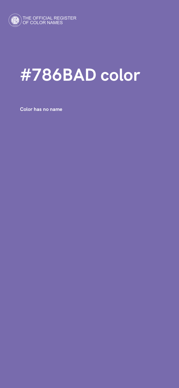 #786BAD color image