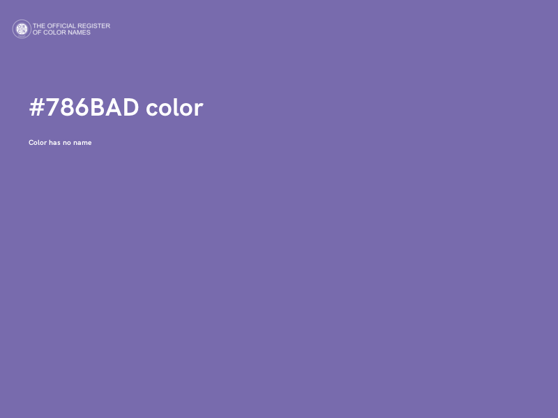 #786BAD color image