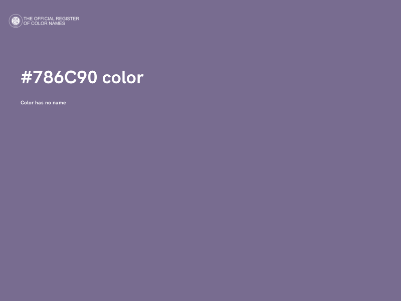 #786C90 color image