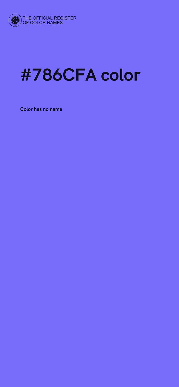 #786CFA color image